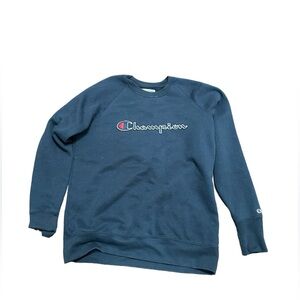 Champion women’s plus power blend fleece boyfriend crew neck sweatshirt